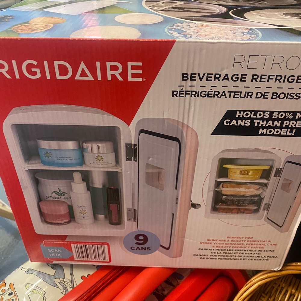 Fridgidare Brand new in box travel fridge or makeup fridge.